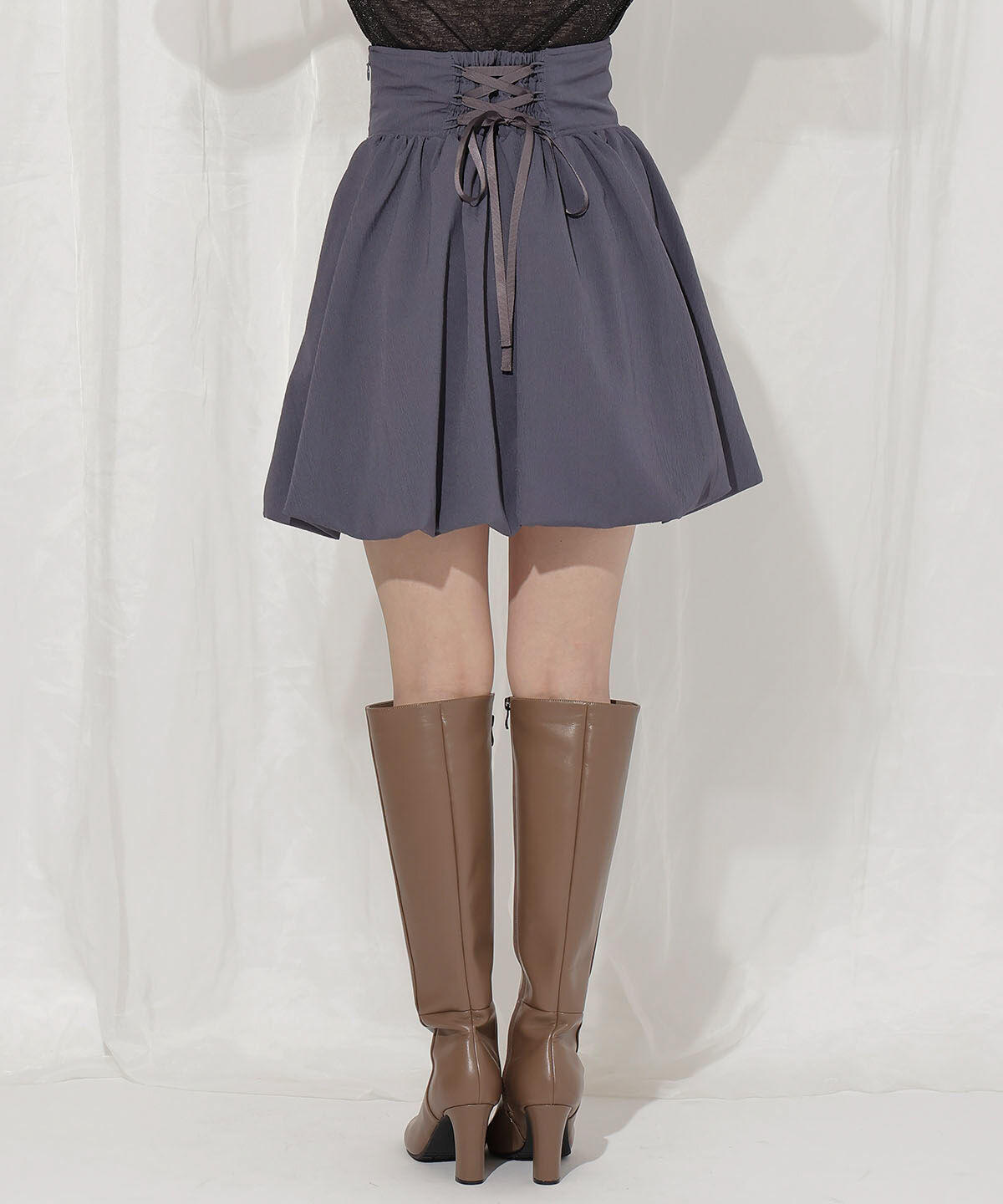 WILLSELECTION「ミニバルーンスカート」|フレア|