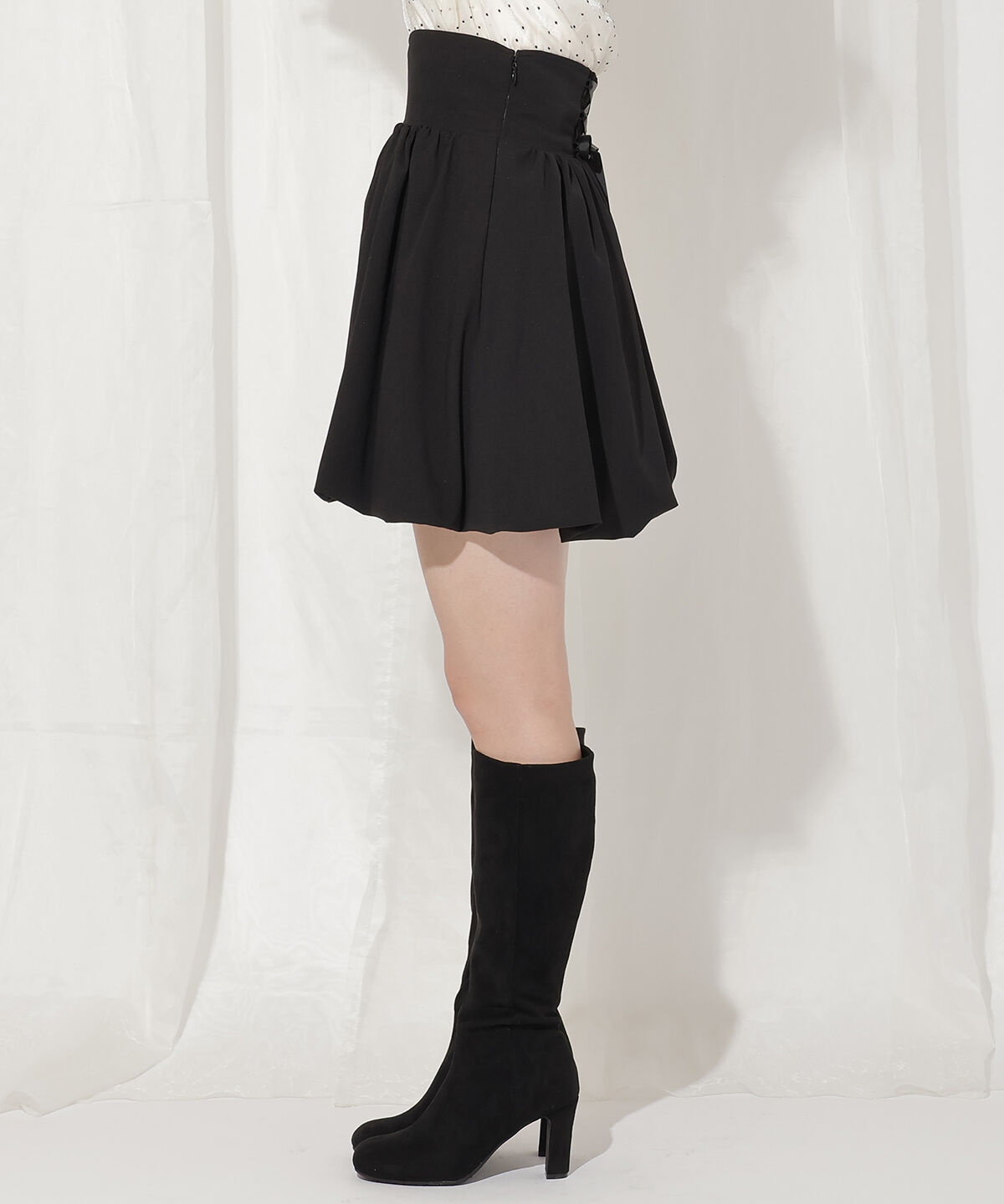 WILLSELECTION「ミニバルーンスカート」|フレア|