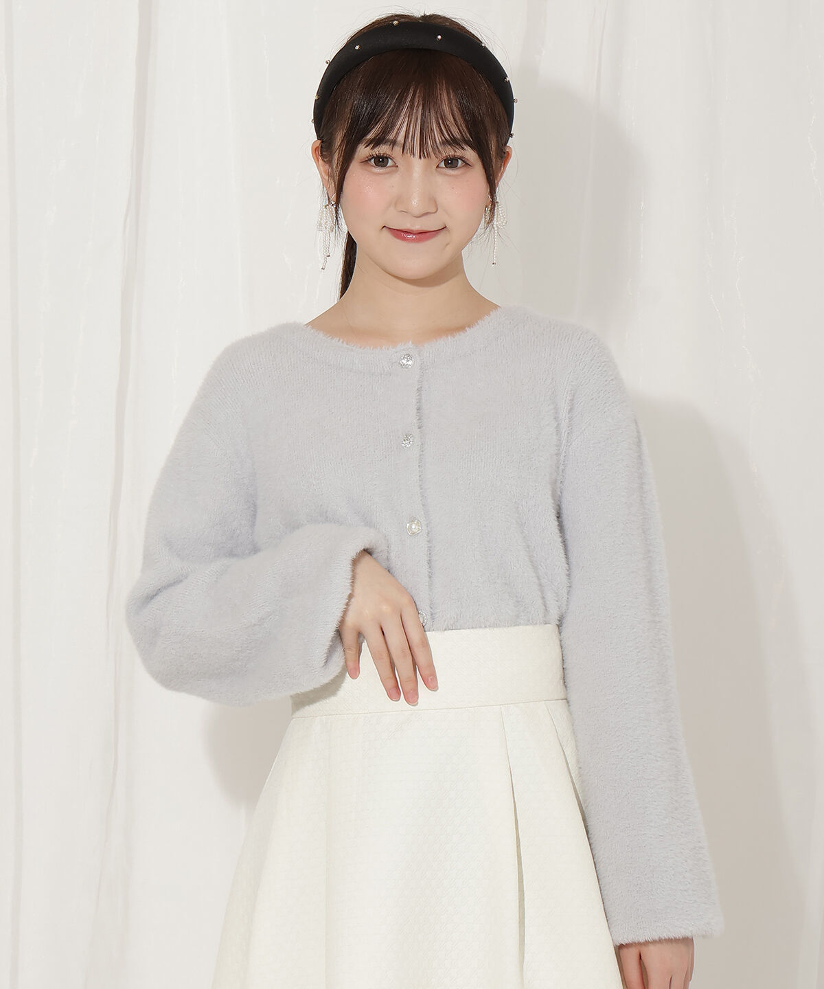 WILLSELECTION「アソートボタンフェザーカーディガン」|カーディガン|