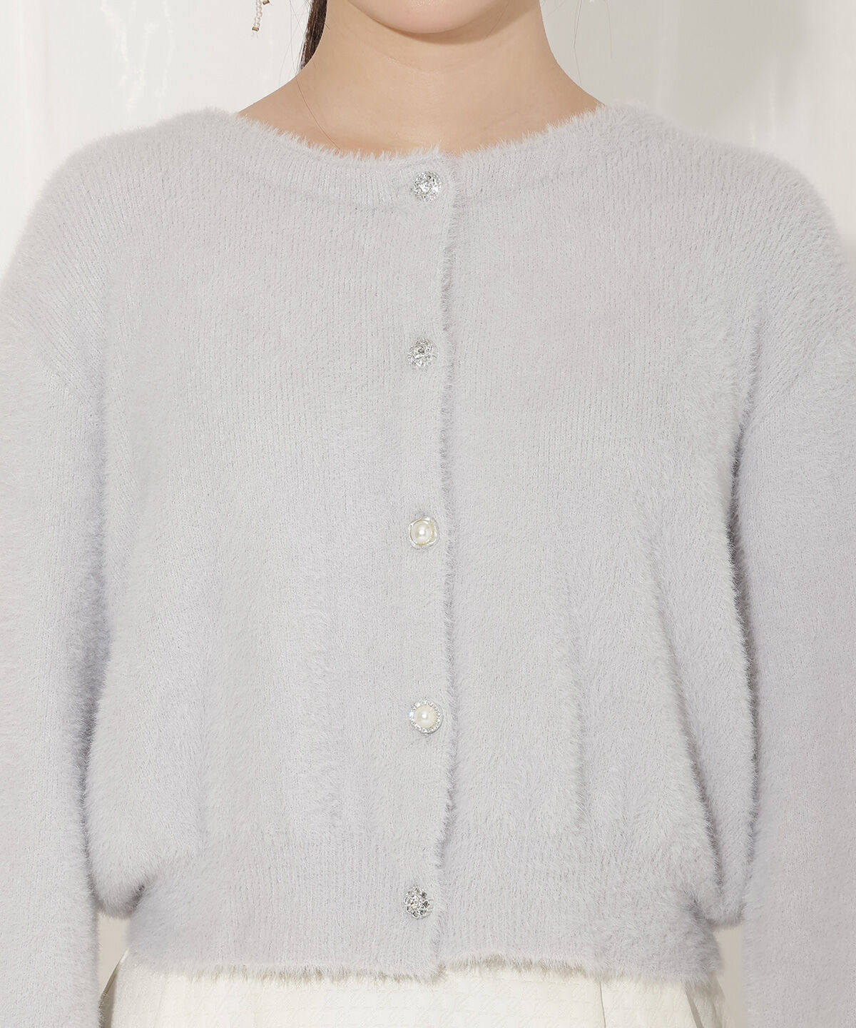 WILLSELECTION「アソートボタンフェザーカーディガン」|カーディガン|