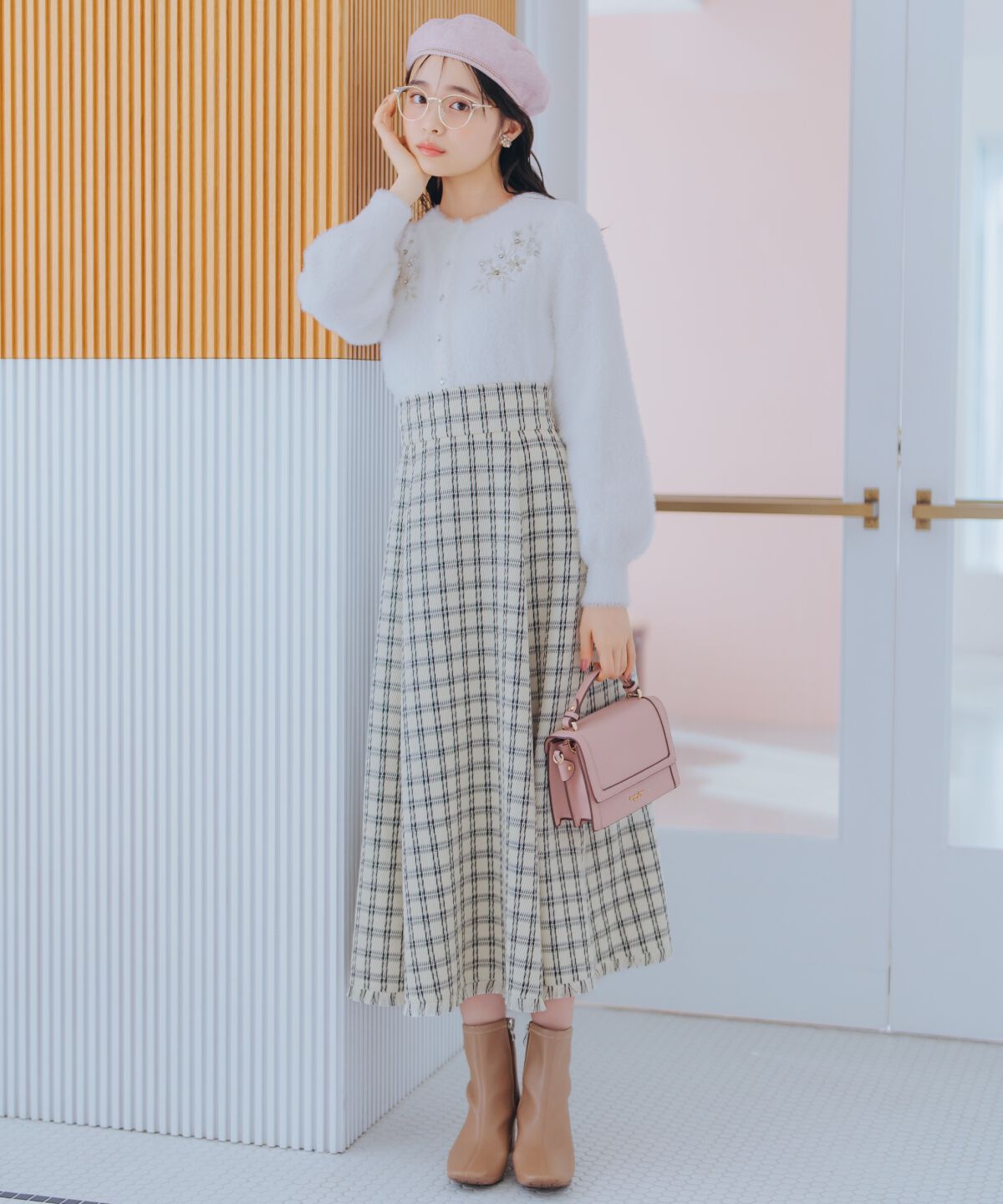 WILLSELECTION「ビジュー付きラメ刺繍カーディガン」|カーディガン|