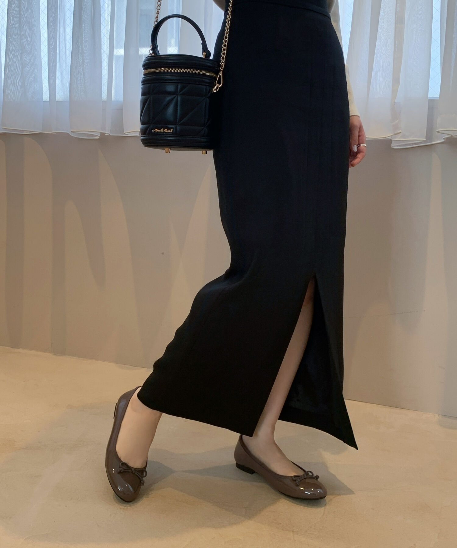 ORiental TRaffic「【 WEB限定 /累計7万足突破】 バレエシューズ /R-4006 パンプス フラット 厚手クッション エナメル」|パンプス|