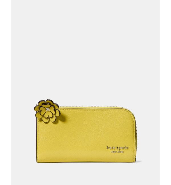 kate spade new york「デヴィン グレイズド スモール バイフォールド ウォレット」|財布|Green
