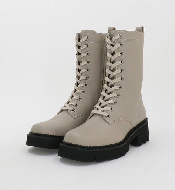 ODETTE E ODILE「スクエアレースアップ ショートブーツ55&uarr;」|ショートブーツ|