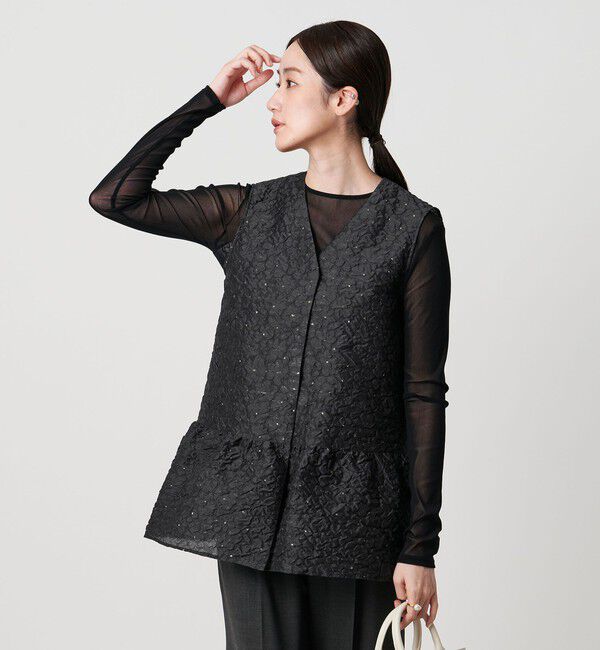 UNITED ARROWS「ジャガード ベスト」|ベスト・ジレ|