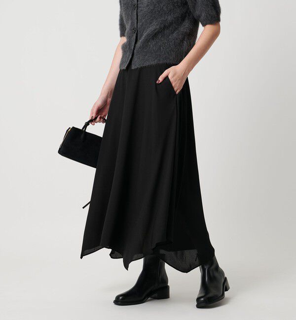 UNITED ARROWS「イレギュラー ヘム フレア スカート」|フレア|