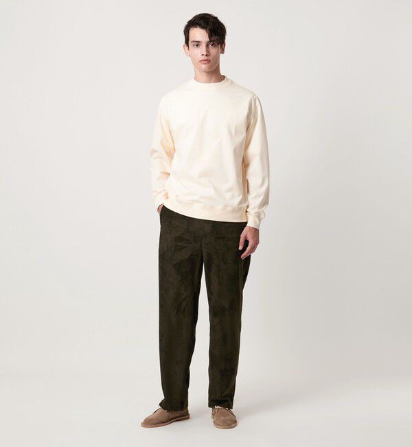 UNITED ARROWS「スエードライク オールギャザー リラックス イージーパンツ」|チノ|