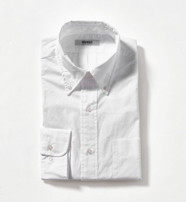 UNITED ARROWS「＜District＞ブロード ボタンダウンシャツ」|シャツ・ブラウス|