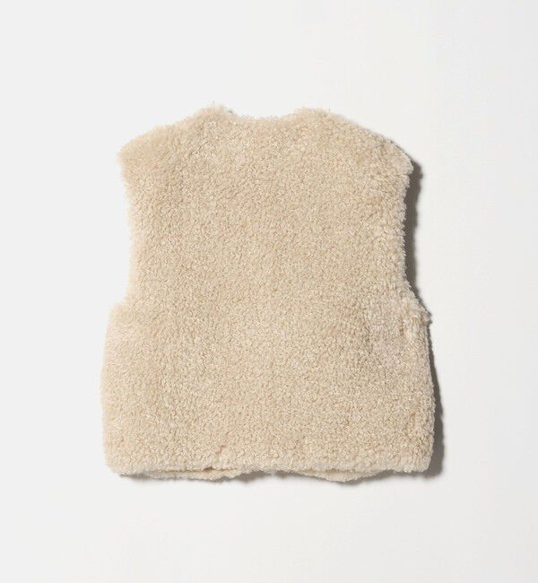 UNITED ARROWS「ファーライク ボア ベスト」|ベスト・ジレ|