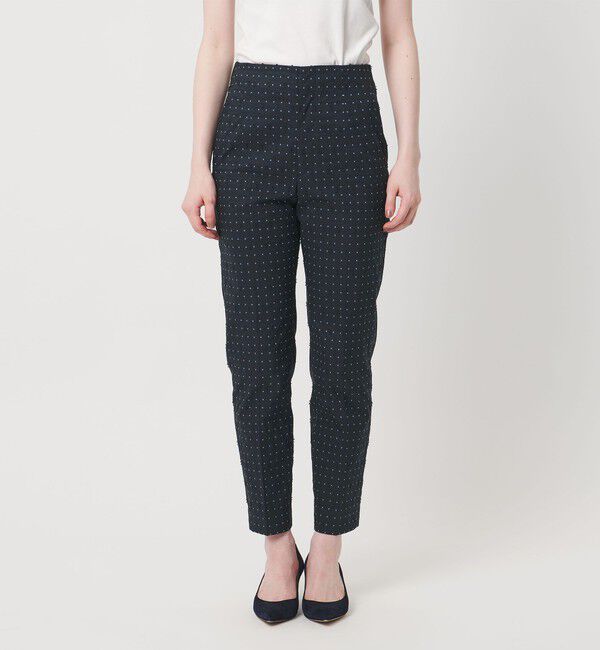 UNITED ARROWS「ダイヤ ドット スリムパンツ ‐ウォッシャブル‐」|チノ|
