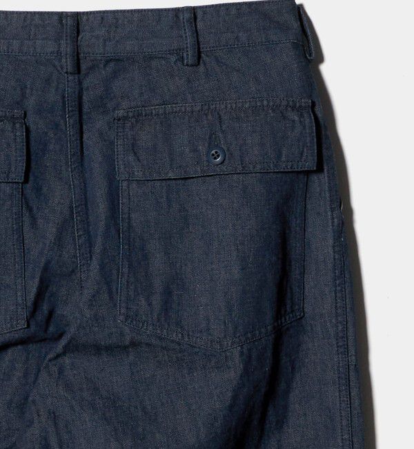 UNITED ARROWS「ジンバブエコットン デニム ファティーグパンツ」|デニム|