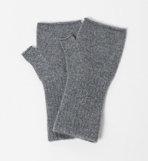 UNITED ARROWS「ラメニット フィンガーレスグローブ」|手袋|