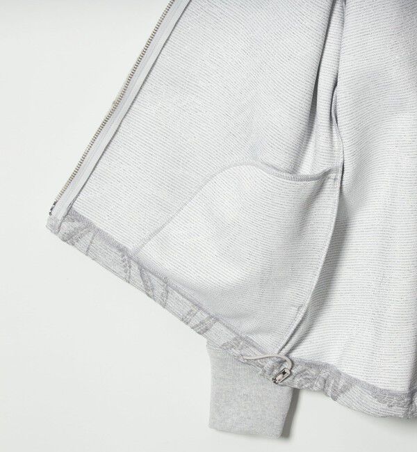 UNITED ARROWS「リーヴス ジャガード スウェット ラメ パーカー」|パーカー|