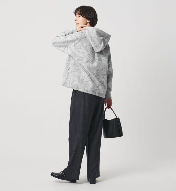 UNITED ARROWS「リーヴス ジャガード スウェット ラメ パーカー」|パーカー|