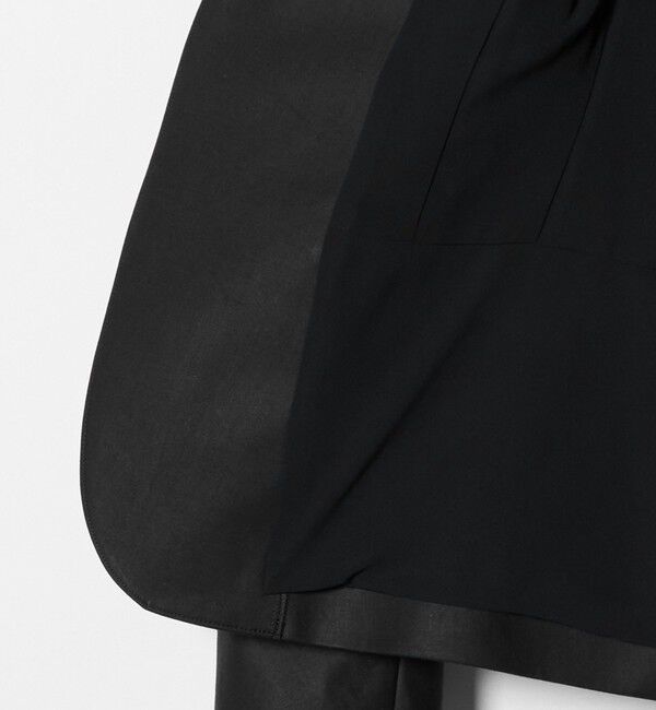ASTRAET「＜ASTRAET＞コットン シェイプ ノーカラージャケット」|ノーカラージャケット|