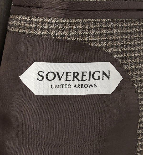 UNITED ARROWS「＜SOVEREIGN＞バスケットチェック ハンドライン シングル 3ボタン テーラードジャケット」|テーラードジャケット|