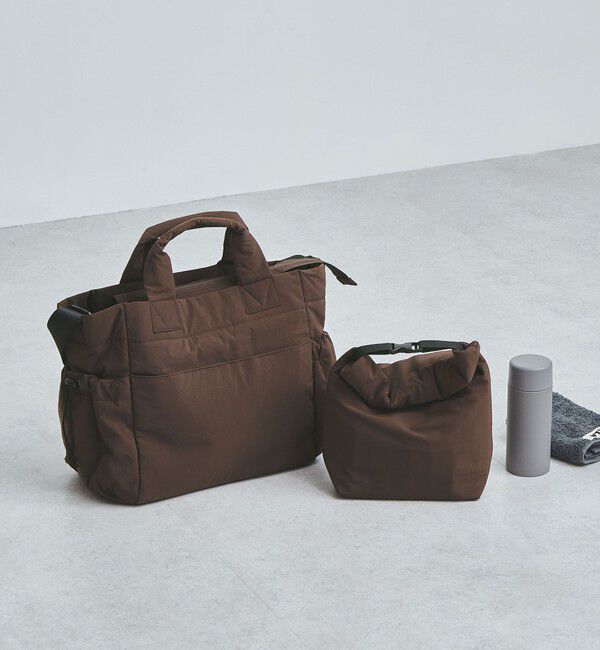 UNITED ARROWS green label relaxing「【WEB限定】ポーチ付き 2WAY トートバッグ / ショルダーバッグ -はっ水-」|トートバッグ|MD.BROWN