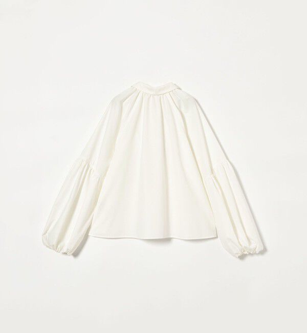 EMMEL REFINES「＜EMMEL REFINES＞EM ソデボリューム ミニエリ シャツ」|シャツ・ブラウス|