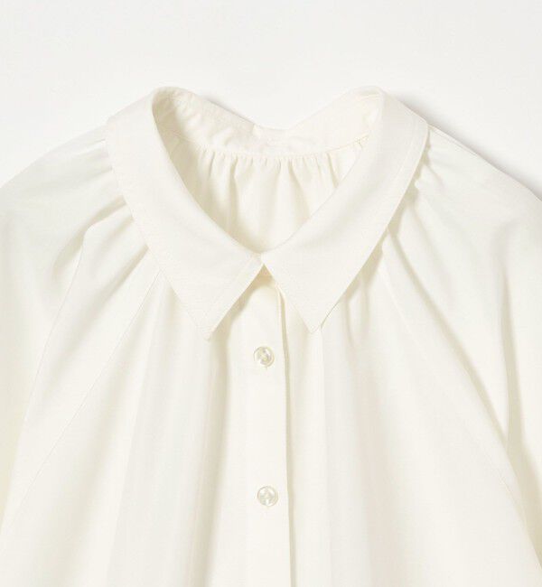 EMMEL REFINES「＜EMMEL REFINES＞EM ソデボリューム ミニエリ シャツ」|シャツ・ブラウス|