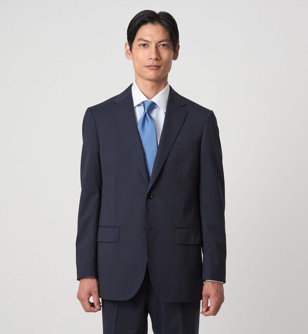 UNITED ARROWS green label relaxing「MODERATION SUIT 2B HC/BW- モデレーション スーツ ジャケット ＆ パンツ 上下セット 裾仕上げ済 -ストレッ」|スーツ|