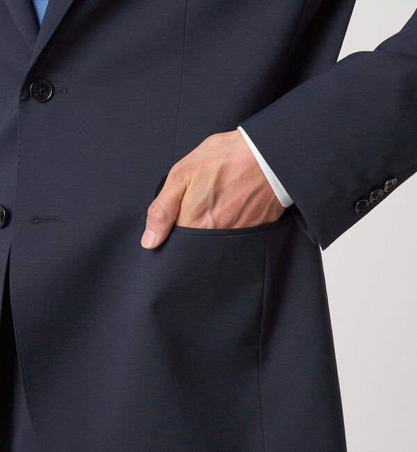 UNITED ARROWS green label relaxing「MODERATION SUIT 2B HC/BW- モデレーション スーツ ジャケット ＆ パンツ 上下セット 裾仕上げ済 -ストレッ」|スーツ|