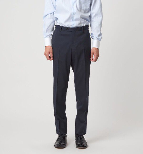 UNITED ARROWS green label relaxing「MODERATION SUIT 2B HC/BW- モデレーション スーツ ジャケット ＆ パンツ 上下セット 裾仕上げ済 -ストレッ」|スーツ|