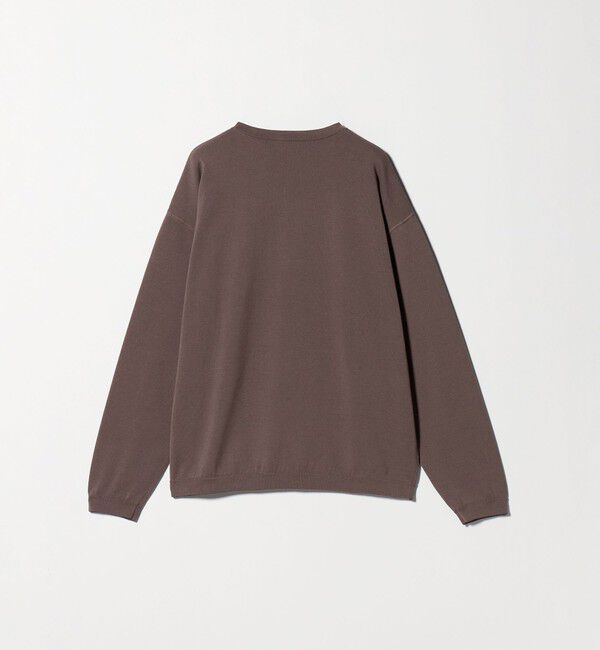 BEAUTY&YOUTH UNITED ARROWS「プレーティング フェード クルーネック ニット 抗菌・防臭機能付き」|ニット・セーター|