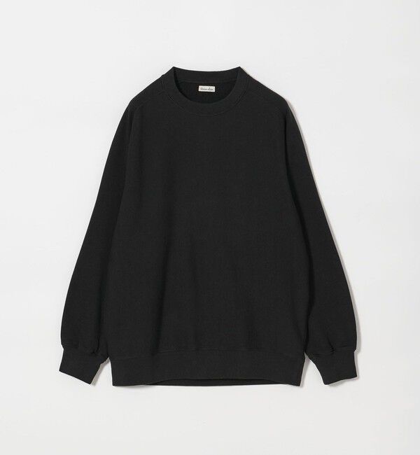 STEVEN ALAN「＜Steven Alan＞ CR ウラケ フリーダムスリーブ クルーネック スウェット」|スウェット・ジャージ|BLACK