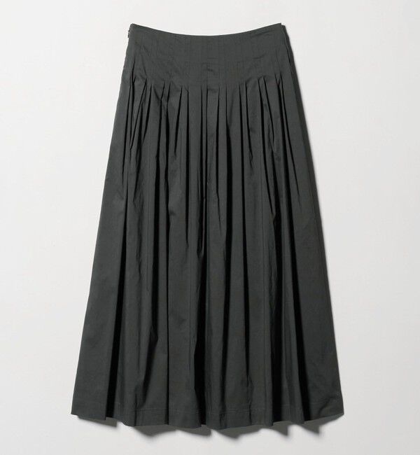 BEAUTY&YOUTH UNITED ARROWS「ポリエステルコットン タックフレアスカート」|スカート|