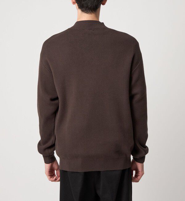 STEVEN ALAN「＜Steven Alan＞ CTN/CA ハーフ ジップ スタンドネック ニット」|ニット・セーター|