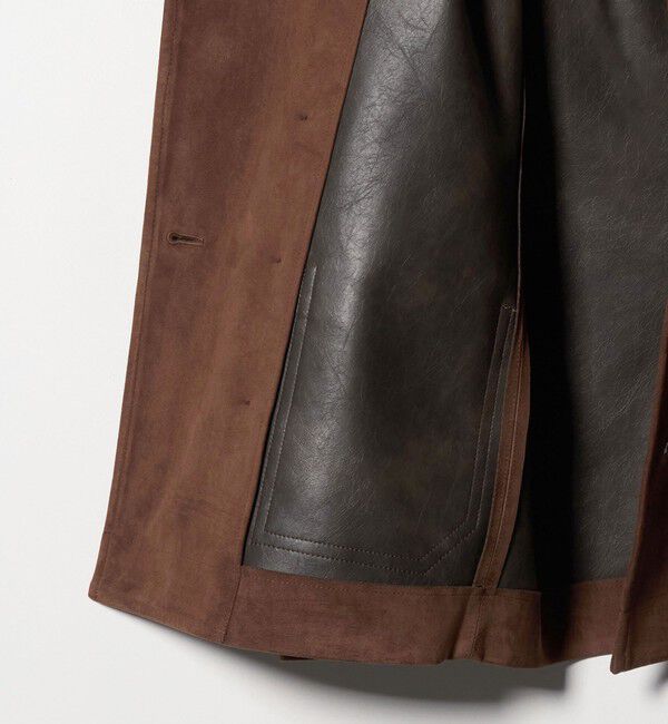 ATTISESSION「＜ATTISESSION＞スエードライク ボンディング Pコート」|その他|