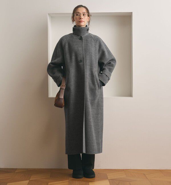 【新品】BEAUTY&YOUTH リバー ステンカラー ロングコート リバー ステンカラー ロングコート（BEAUTY&YOUTH UNITED ARROWS