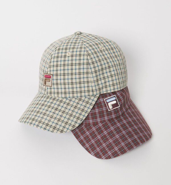 BEAUTY&YOUTH UNITED ARROWS「【別注】＜FILA＞チェック キャップ」|キャップ・キャスケット|
