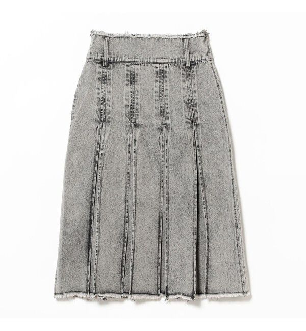 Ray BEAMS 「デニム タック ミディアム スカート」|スカート|