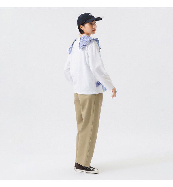 BEAMSBOY「【別注】TORI-TO / フリルカラー Tシャツ」|Tシャツ・カットソー|