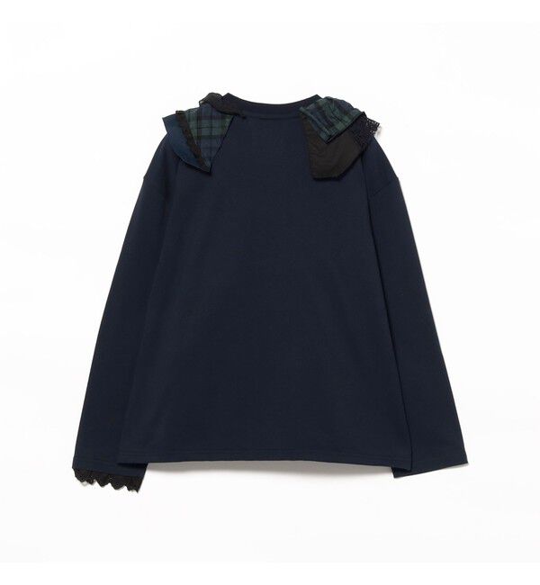 BEAMSBOY「【別注】TORI-TO / フリルカラー Tシャツ」|Tシャツ・カットソー|