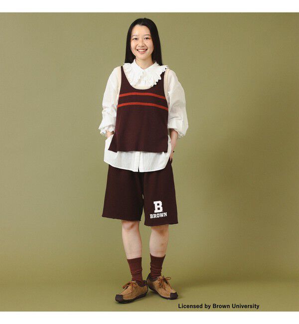 BEAMSBOY「12ゲージ ジャカード ライン タンク」|ベスト・ジレ|