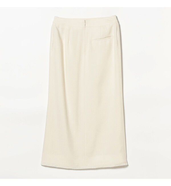 Demi-Luxe BEAMS 「フリンジ  Iライン スカート」|スカート|