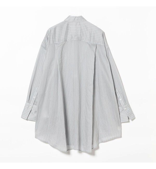 Demi-Luxe BEAMS 「AK+1 / シアー ストライプ シャツ」|シャツ・ブラウス|