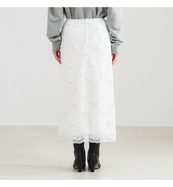 Demi-Luxe BEAMS 「スカラレース タイトスカート」|スカート|