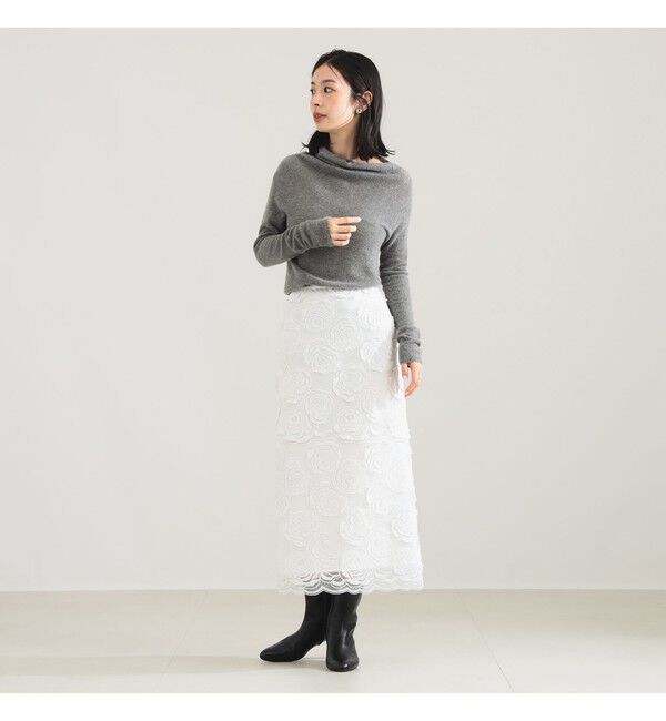 Demi-Luxe BEAMS 「スカラレース タイトスカート」|スカート|