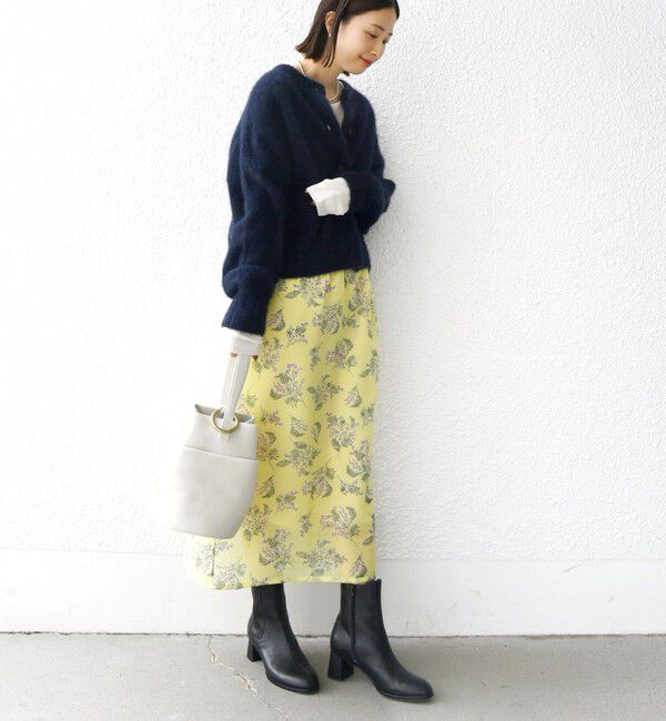 SHIPS for women「〈手洗い可能〉シアー レイヤード プリント スカート」|スカート|