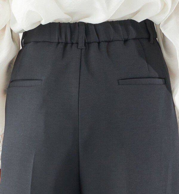 SHIPS for women「〈洗濯機可能 / セレモニー対応可〉ポリエステル レーヨン ダンボール ストレート パンツ」|その他|