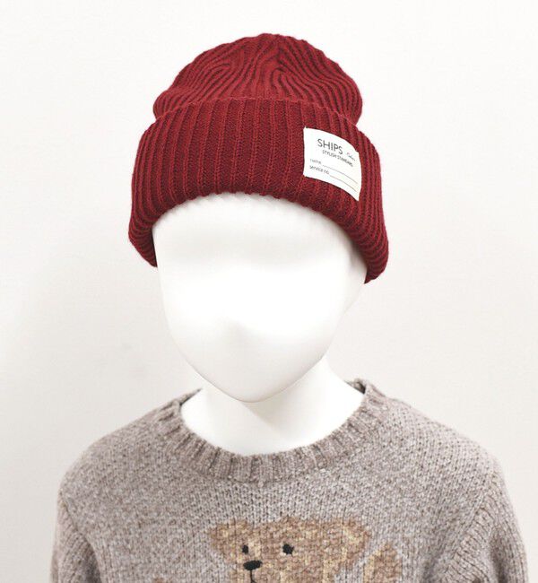SHIPS Colors 「SHIPS Colors: KIDS /〈手洗い可能〉畦 ニット キャップ」|ニット帽|