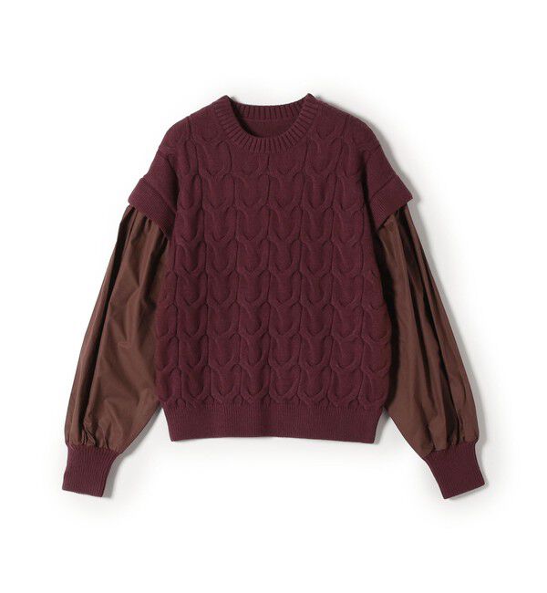 SHIPS Colors 「SHIPS Colors:〈手洗い可能〉ケーブル ドッキング ニット」|ニット・セーター|