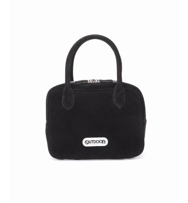 OUTDOOR PRODUCTS Usual Things「2WAY CUBE BAG Suede Look」|ショルダー・メッセンジャー|ブラック