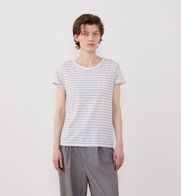 GALERIE VIE「スムージーコットン クルーネックハーフスリーブ」|Tシャツ・カットソー|