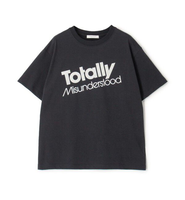 MACPHEE「コットンプリント Tシャツ」|Tシャツ・カットソー|19 ブラック