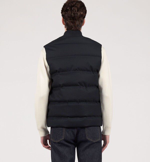 TOMORROWLAND MENS「ウールシルクツイル ダウンベスト」|ダウンベスト・ベスト|
