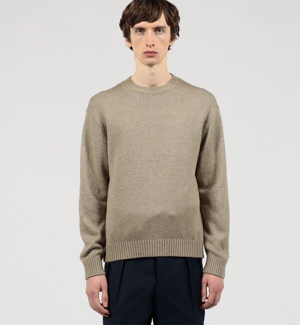 TOMORROWLAND MENS「TOMORROWLAND tricot シルク クルーネックニット」|ニット・セーター|